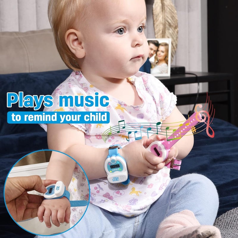 SKYROKU Potty Training Watch for Toddlers – Cute Toilet Shape, Music & Light Reminders, Countdown Timer, Rechargeable, Silicone Adjustable Strap – Easy Setup & Safe for Kids - Image 2
